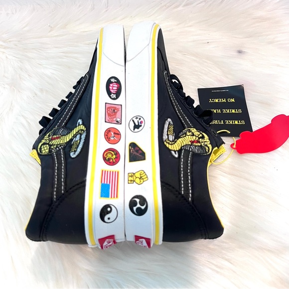 Vans Cobra Kai Low Skate Shoes Sneakers Tennis Shoes Old Skool Men 8  Women 9.5 - Picture 12 of 14